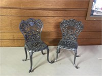 Miniature Cast Iron Chairs