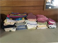 Towels, Bath & kitchen wash clothes-Used
