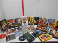 DVD, VHS, and CD Selection