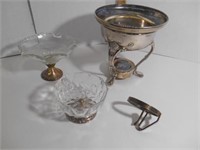 Silver and Glass Serving Selection