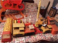 Lot #195 - (7) Vintage toys to include: Tonka