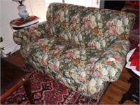Lot #116 - Thomasville floral upholstered two