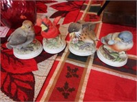 Lot #74 - (4) Lefton bird figurines: Cardinal,