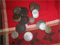 Lot #82 - Baggie of (18) Miscellaneous early