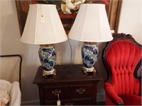 Lot #29 - Pair of contemporary floral and berry