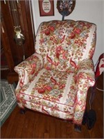 Lot #109 - Fruit upholstered antique style