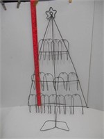 Vintage Wire Christmas Tree Card Holder