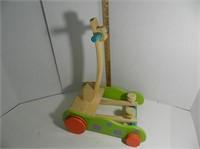 Push toy by Soft Wood; toy is wood & painted