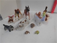 Lot of animal collectibles