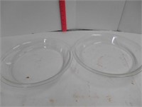 2 10 inch Pyrex baking dishes