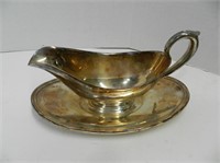 Vintage Gorham Silver Plated Gravy Boat YC 430