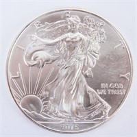 Coin 2015 American Silver Eagle .999 Fine BU