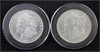 Pair of BU Morgan Silver Dollars, 1901-O, 1904-O