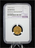 1925-D U. S. $2.50 Gold Coin