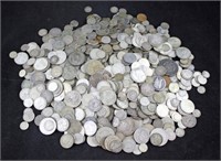 Bulk Silver Lot  of Foreign Coins
