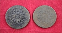 1783 Nova Constellation  Copper (Two Coins)