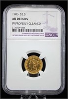 1906 U. S. $2.50 Gold Coin