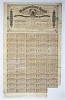 Feb 17, 1864, Confederate $1000.00 Bond