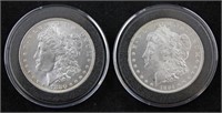 1880-O and 1884-O Morgan Silver Dollars