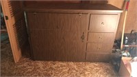 Extra large sewing cabinet and table unit