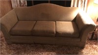 Brown sofa by Bassett