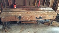 6 1/2 ft Wood Work bench