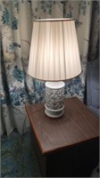 White and gold lamp