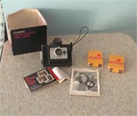 Polaroid square shooter camera and film