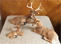 Resin Deer Family