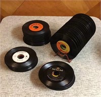 45 Rpm Records With Stand
