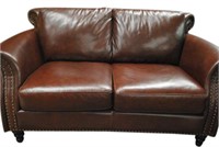 Chateaudax Leather Love Seat