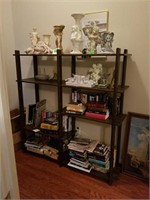 Bookshelf with many novels