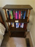 Bookshelf with novels