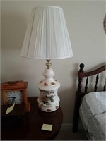 Large peacock table lamp
