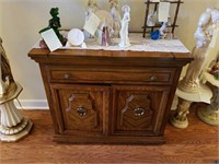 Fruitwood finish server