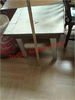> smaller Primitive wood table / stand