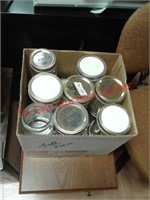 > 17 Ball canning jars