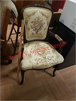 > Victorian style living room chair