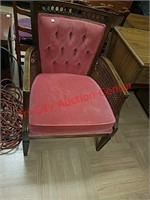 > Cane side living room sitting chair