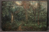"Armistice-Compeigne Forest" Oil on Canvas