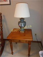 Occasional Table & Lamps