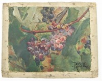Grapes on the Vine Oil on Canvas