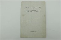 1936 KCAI Bulletin. Patrick Exhibition