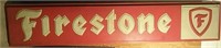 SS plastic insert Firestone sign