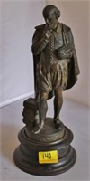 CAST SHAKESPEARE FIGURE - 14 1/2" HIGH