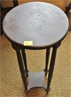 MAHOGANY PLANT STAND 15" DIAMETER X 36" H