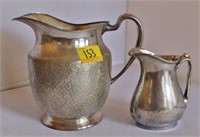ELECTOPLATE PITCHER AND GORHAM ELECTROPLATE
