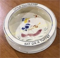 Medalta potteries bowl "Little Miss Muffet sat on