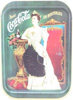 Vintage 1970's Coca Cola Tray 1904 Lillian Russell