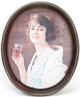 Vintage 1973  Coca Cola Tray 1923 Flapper Girl